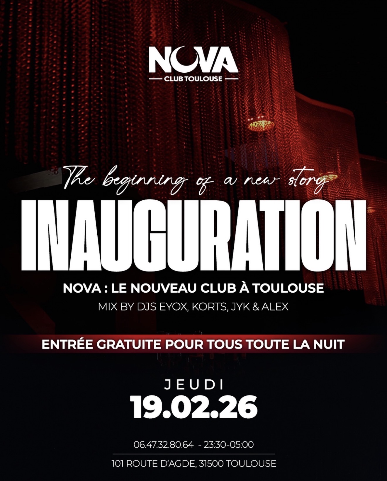 Lancement de la marque — premier visuel officiel Nova