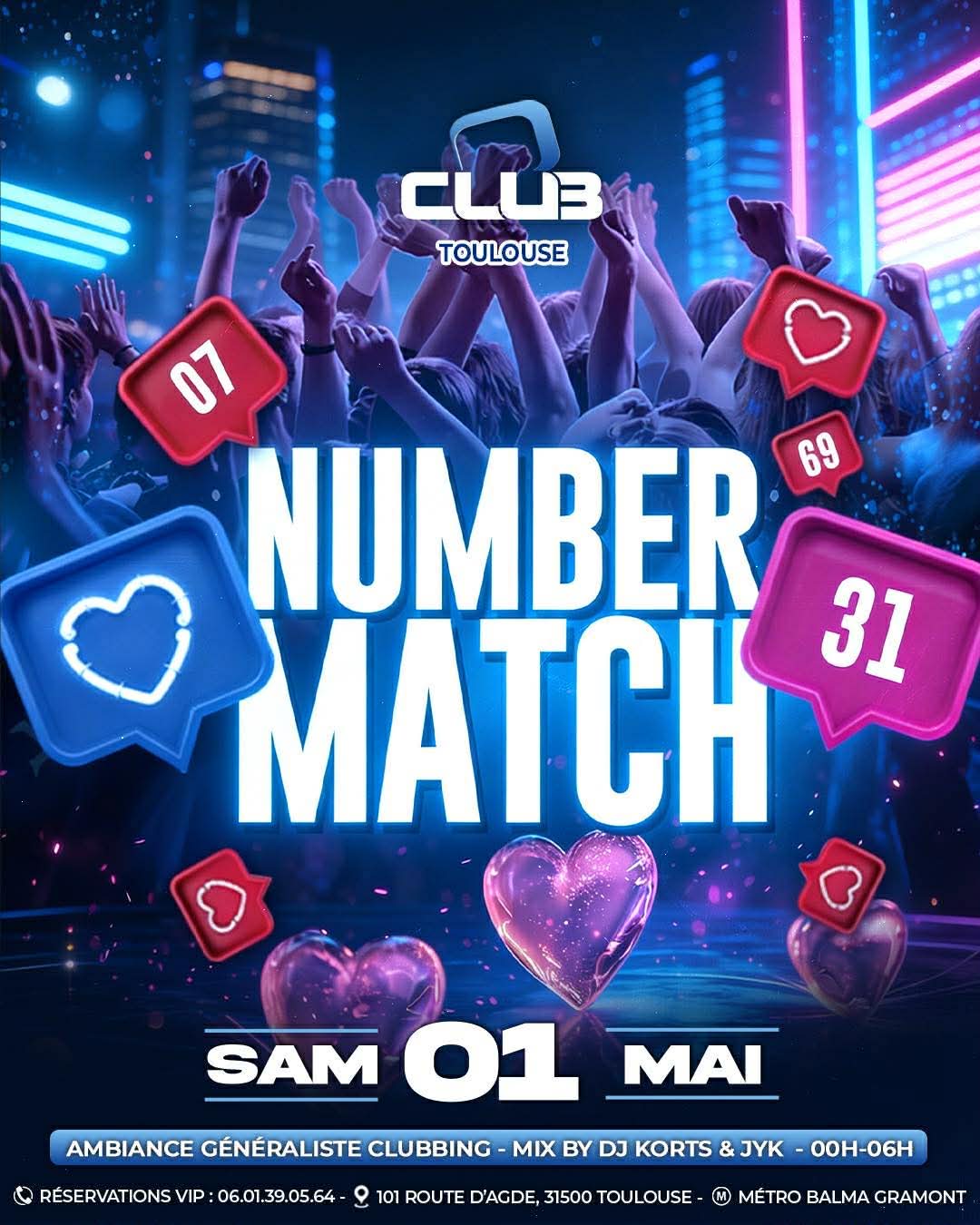 Number Match — soirée célibataires